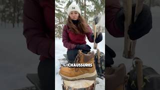 Elle sèche ses chaussures trempées dans cette eau glaciale🥶😱 [upl. by Acissey162]