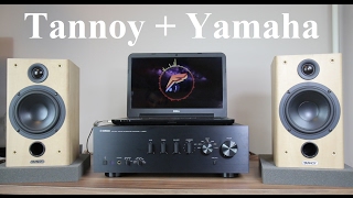 Tannoy Fusion 1 speakers  Yamaha AS500 amplifier  sound test [upl. by Desiri]