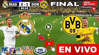 Real Madrid vs Dortmund en vivo donde ver a que hora juega FINAL Madrid vs Dortmund Champions 2024 [upl. by Abigale883]