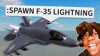 War Tycoon Funny Moments F35 LIGHTNING [upl. by Aan403]