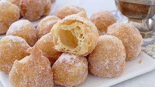 Buñuelos de Viento 💨  SIN LEVADURA  ¡RECETA TRADICIONAL [upl. by Wycoff]