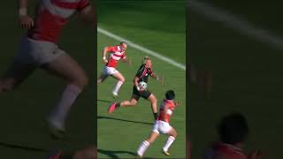 The hardest tackle to master in rugby rugby speed fast tackle rwc2023 shorts [upl. by Imoyn950]