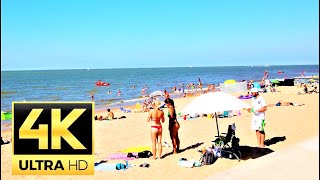 Wenduine Belgium 🇧🇪 beach Promenade walk  4K 60FPS [upl. by Teloiv]