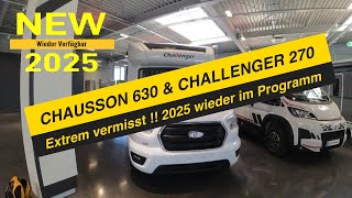 🤩 Caravan Salon 2024  2025 Highlight  Endlich wieder auf dem Markt CHAUSSON 630 und CHALLENGER 270 [upl. by Rubliw]