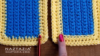 HOW to CROCHET BORDER EDGINGS  Three Basic Types Traditional Picture Frame and Padded [upl. by Arhas]