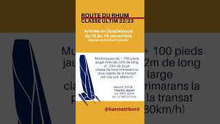 Route du rhum bateau  Classe ultim 3223 [upl. by Attalanta]