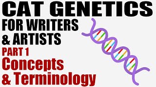 Cat Genetics for Writers amp Artists part 1 Concepts amp Terminology CC [upl. by Oibesue853]