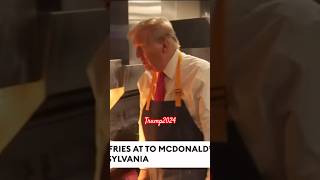 Donald Trump makes McDonald’s fries Great Again [upl. by Ohl]