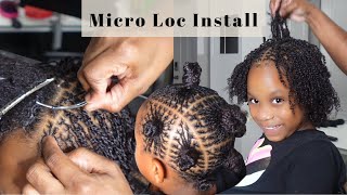 MICRO LOCS  DIY Micro Loc Installation for kids [upl. by Ettegroeg885]