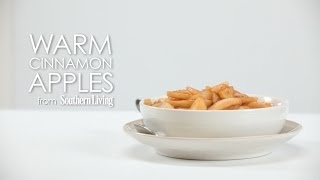 How to Make Warm Cinnamon Apples  MyRecipes [upl. by Perr]