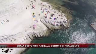 SCALA DEI TURCHI PASSA AL COMUNE DI REALMONTE [upl. by Wolpert]