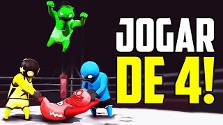 5 JOGOS FODAS PARA JOGAR COM 4 AMIGOS [upl. by Wallack]