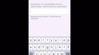 Instalar certificado digital de la FNMT en iPhone iPad o iPod touch [upl. by Harriette]