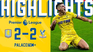 FIRST PREMIER LEAGUE GOAL 🤩  MATCH HIGHLIGHTS  Aston Villa 22 Crystal Palace  Premier League [upl. by Gilpin]