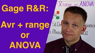 Gage RampR with ANOVA or Average and Range [upl. by Waring]