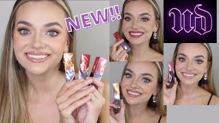 NEW Urban Decay Vice Lip Bond Glossy Liquid Lipstick FULL REVIEW AND DEMO [upl. by Crow]