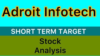 ADROIT INFOTECH LTD STOCK TARGET 🟦 ADROIT INFOTECH STOCK NEWS  ADROIT INFOTECH ANALYSIS 131124 [upl. by Tracey37]