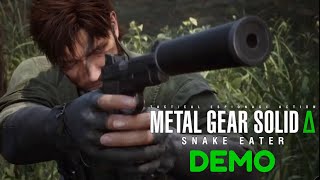 Metal Gear Solid Snake Eater Delta Remake Official Demo [upl. by Fan]