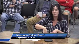 Mashpee Select Board  09092024 [upl. by Ahsatin814]