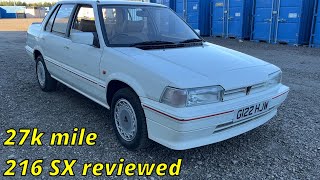 Rovers first small saloon  216 SX  a hidden gem  Morris Leslie Motor Auction [upl. by Amzaj193]