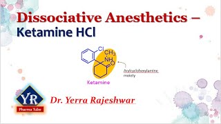 Dissociative Anesthetics  Ketamine Hydrochloride  General Anesthetics  Anesthetics  Ketamine [upl. by Itirp]