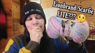 Lion Brand Scarfie Lite Is It A Hit Or Miss [upl. by Merrily]