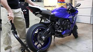 20 Yamaha R1 NRC Fender eliminator install and review from New Rage Cycles [upl. by Nohsad]