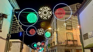 Christmas lights ✨ 🎄 4K Ponta Delgada Sao Miguel Azores Portugal 🇵🇹  23112024 Natal [upl. by Addam133]