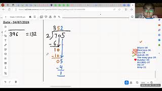 Grade 3 Maths Olympiad Class33 Long Division 4th July [upl. by Norry166]