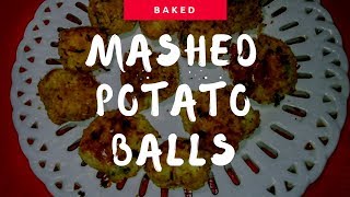 Baked Mashed Potato Balls Recipe amp VIDEO  Risa Weiner [upl. by Esyak]