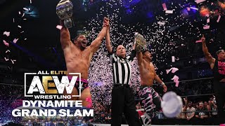 Scissor Me Timbers The Acclaimed are New AEW Tag Team Champions  AEW Dynamite Grand Slam 92122 [upl. by Obel]