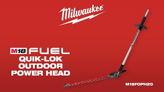 Milwaukee M18 FUEL QUIKLOK Outdoor Power Head  M18FOPH20 [upl. by Kahn]