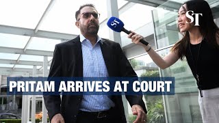 Pritam Singh under police probe over Raeesah Khan lying case arrives at court [upl. by Jaret203]