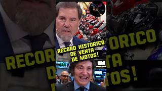 RECORD HISTÓRICO VENTA DE MOTOS argentina milei casta parati motos economia [upl. by Narmak858]