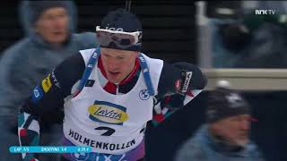 Biathlon World Cup February 2024  Holmenkollen  Mass Start Men Norwegian commentary [upl. by Goto]