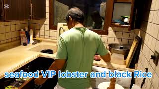 seafood VIP lobster 2 person chef Rene and chef JIAR lovestatus food satisfying lifestyle [upl. by Eudosia]