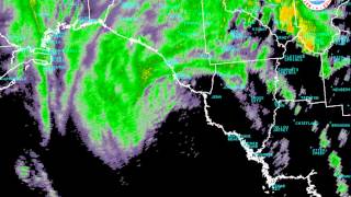 Tropical Storm Andrea June 6 2013 KTLH Radar Animation [upl. by Ylam159]