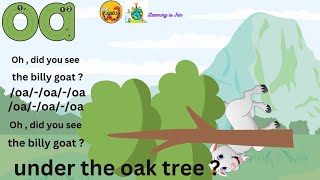 Jolly phonics oa song for kids learningisfun3498 jollyphonics [upl. by Currey]