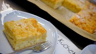 Klassischer Butterstreusel vom Blech  Butterstreuselkuchen  Klassischer Streuselkuchen  Kuchenfee [upl. by Luthanen]