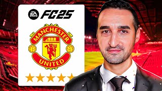 Gürkan Hoca Manchester Unitedda  FC 25 Kariyer Modu 1 [upl. by Epotimet]