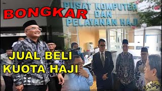 BONGKAR PANSUS HAJI TEMUKAN DATA JAMAAH TANPA ANTRE ADA JUAL BELI KUOTA [upl. by Ecnarual]