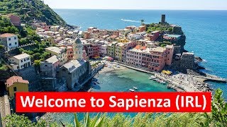 Welcome to Sapienza IRL feat Vernazza [upl. by Akiehs180]