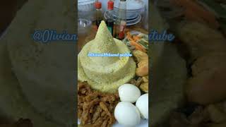 Contoh Nasi tumpeng ulang tahun kecil sederhana [upl. by Hoshi]