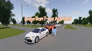 Dodge Ram Trex   AEB TESTING  Greenville Roblox [upl. by Nodyarg]