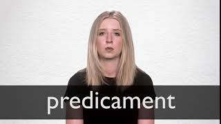 How to pronounce PREDICAMENT in British English [upl. by Heymann]