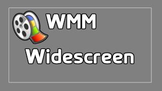 How to make Widescreen Videos in Windows Movie Maker [upl. by Haelak]