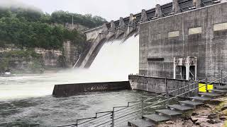 050 Center Hill Dam Floodgates Open [upl. by Mloclam]