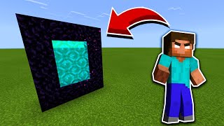 COMMENT FAIRE LE PORTAIL DE HEROBRINE SUR MINECRAFT  😲 [upl. by Hegarty]