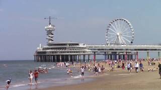 Scheveningen  Boulevard amp strand 11 juni 2017  Promenade u Badestrand 11 Juni 2017 [upl. by Enelyam192]