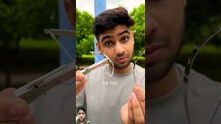 Mini Crossbow Vs bow 😮 shotrs ytshotrs Reaction By Goswami [upl. by Anetsirhc]